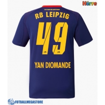 Fotballdrakt Herre RB Leipzig Yan Diomande #49 Bortedrakt 2025-26 Kortermet